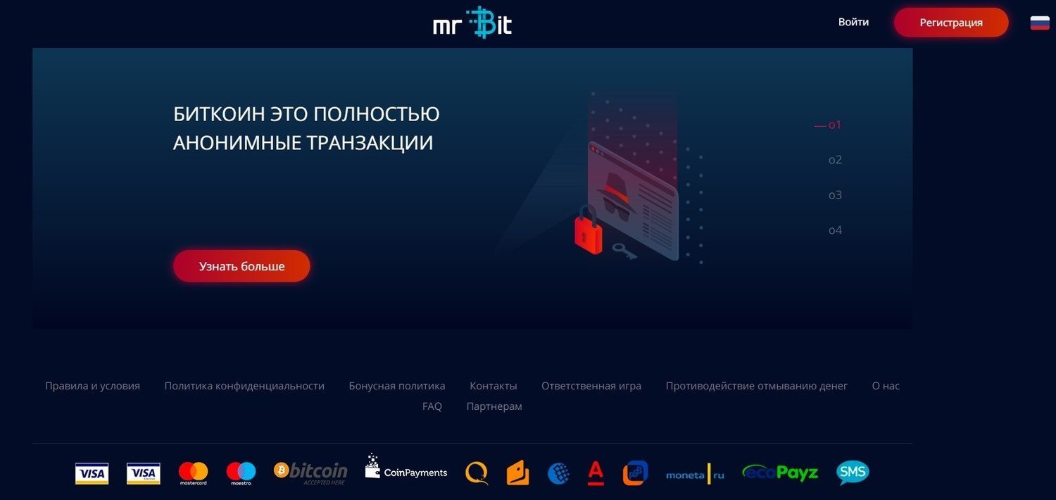 Казино Mister Bit